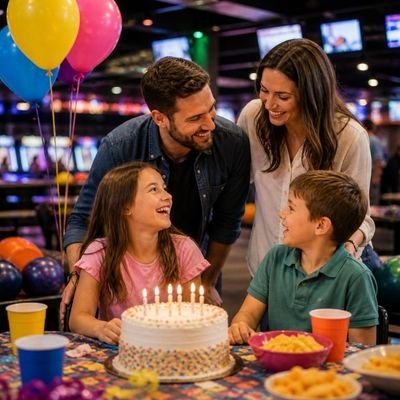 Kids birthday party at an indoor entertainment venue in Cambridge New Zealand